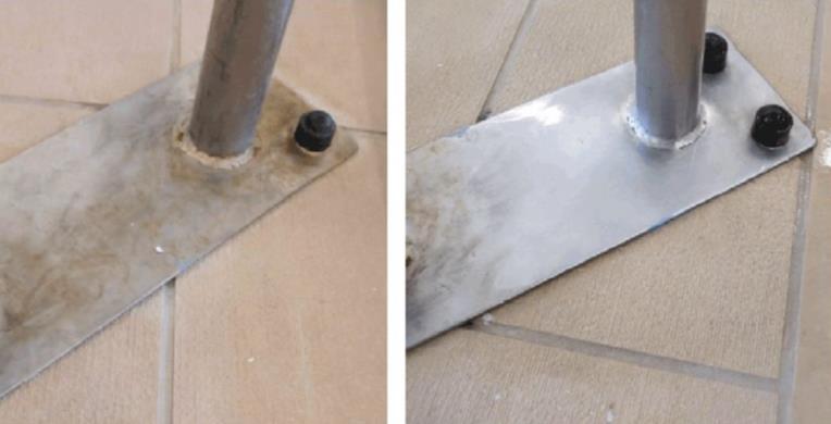 不銹鋼除銹前和除銹后的對(duì)比圖 (3)